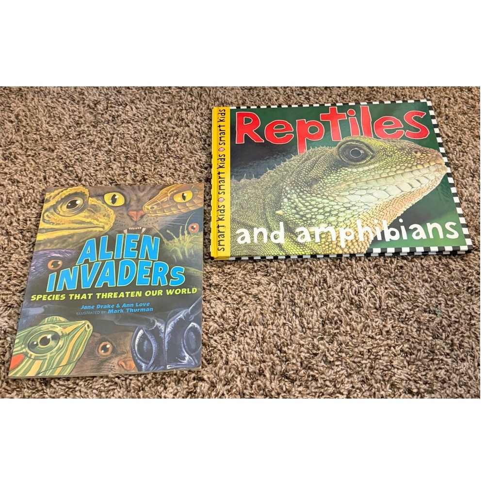 Priddy Books-Alien Invaders & Reptiles & Amphibians Books